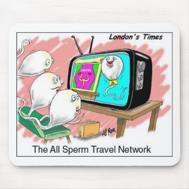 Fertilisation Travel Network Mouse Pad (Front)