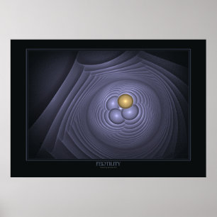 Fertility Print On Black