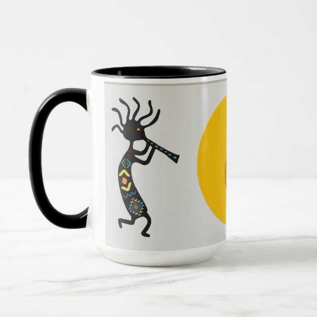 Fertility Springtime Kokopelli Mug (Left)