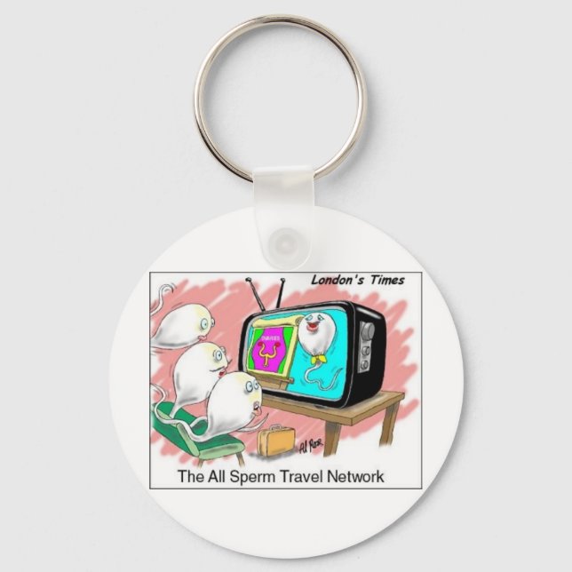 Fertilization Travel Network Key Ring (Front)
