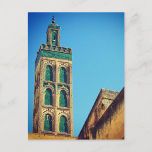 fes minaret postcard