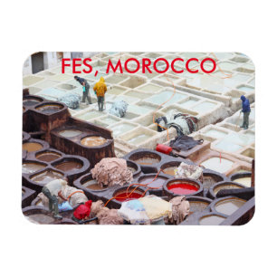 Fes tanneries, Morocco Magnet