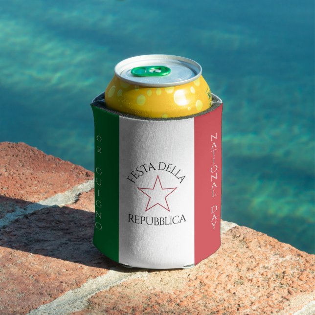 Festa della Repubblica National Day of Italy Flag Can Cooler (In Situ Pool)