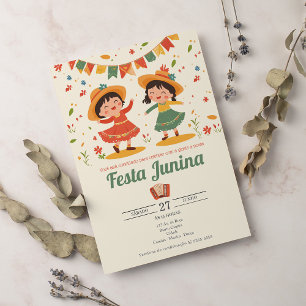 Festa Junina Brazilian Party Invitation