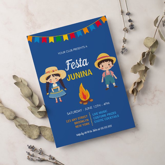 Festa Junina Corporate/Club Party Invitation (Creator Uploaded)