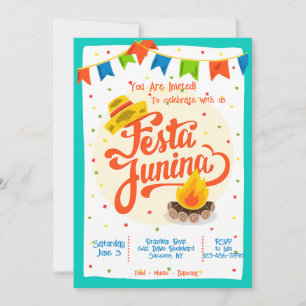 Festa Junina Party Invitations