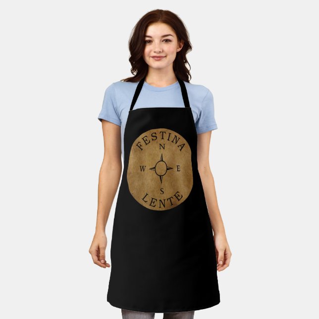 Festina lente apron (Worn)