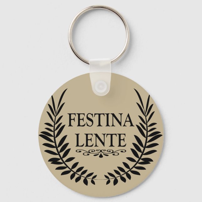 Festina lente key ring (Front)