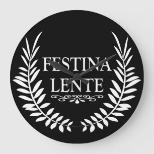 Festina lente large clock