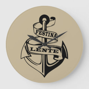 Festina lente large clock