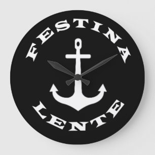 Festina lente large clock