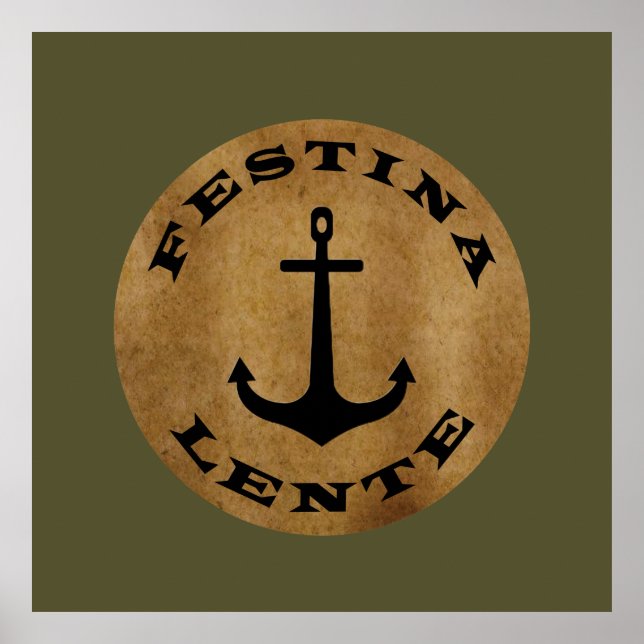 Festina lente poster (Front)
