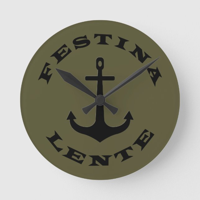 Festina lente round clock (Front)