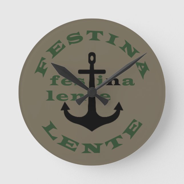 Festina lente round clock (Front)