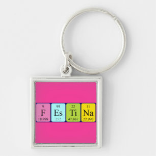 Festina periodic table name keyring
