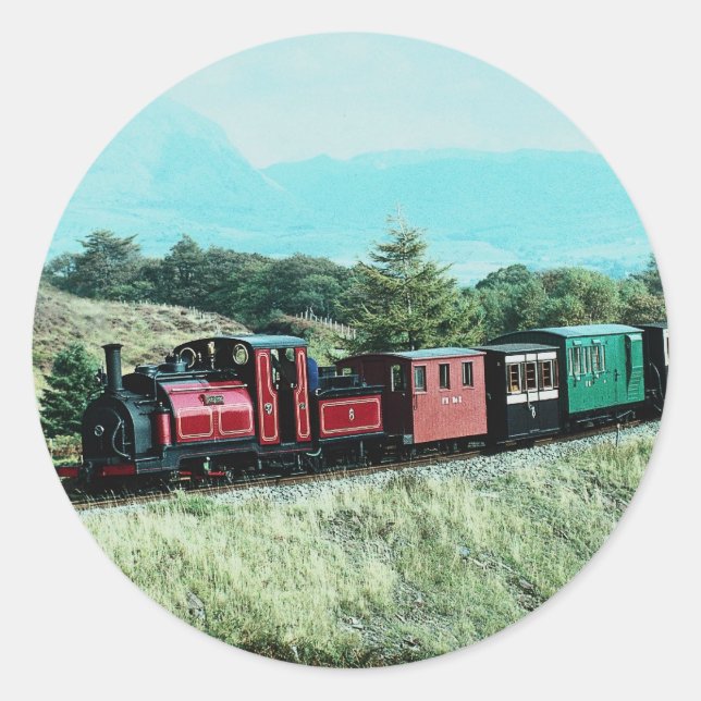 Festiniog Railway Classic Round Sticker (Front)