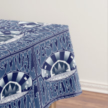 Festival Dreaming Vintage Retro Navy-White navy