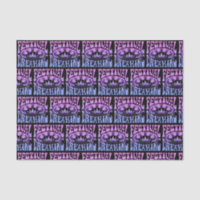 Festival Dreaming Vintage Retro Pink-Blue + black