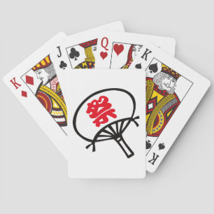 Festival fan playing cards
