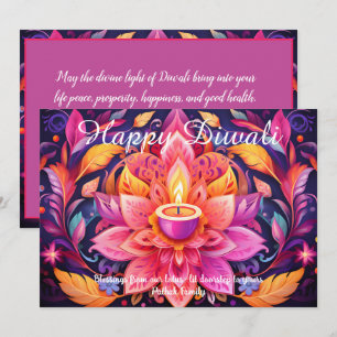 Festival Flame Diwali Card