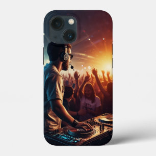 Festival Frenzy: DJ in the Spotlight Design iPhone 13 Mini Case