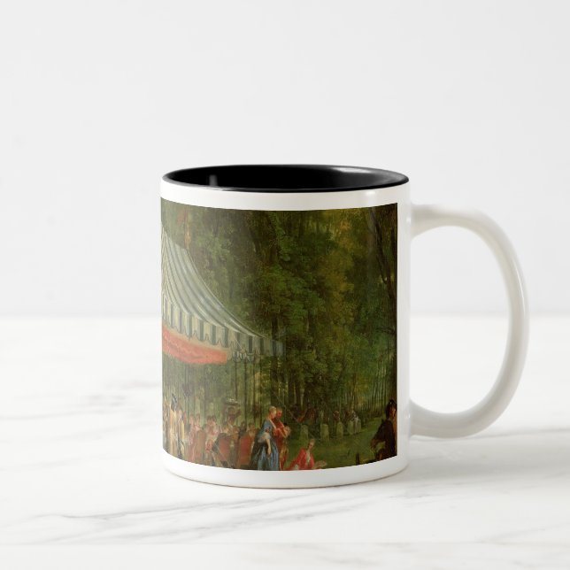 Festival Given by the Prince of Conti Two-Tone Coffee Mug (Right)