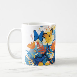 Festival of Flowers and Butterflies Coffee Mug