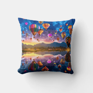 Festival of Hot Air Balloons Cushion