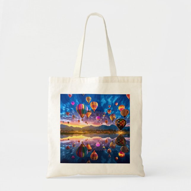 Festival of Hot Air Balloons Tote Bag (Front)