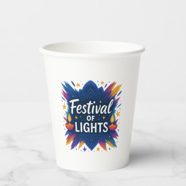 Festival of Lights Diwali Celebration Paper cup (Front)