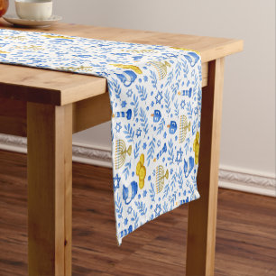🕎🕎🕎Festival‑of‑Lights Short Table Runner