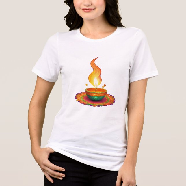 Festival of Lights Tri-Blend Shirt (Front)