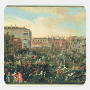 Festival of the Bulls, Campo San Polo Square Sticker
