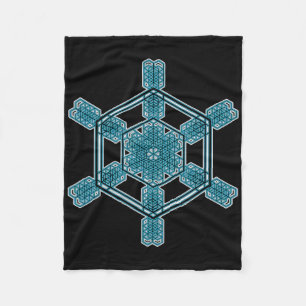 Festival Wear Mandala Goa Trance Meditation Yoga G Fleece Blanket