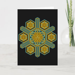 Festival Wear Psytrance Goa Trance Meditation Yoga Card