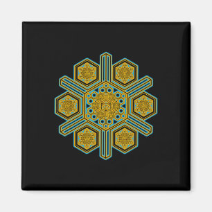 Festival Wear Psytrance Goa Trance Meditation Yoga Magnet