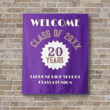 Festive 20th Class Reunion party WALL