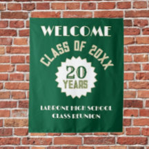 Festive 20th Class Reunion party WALL