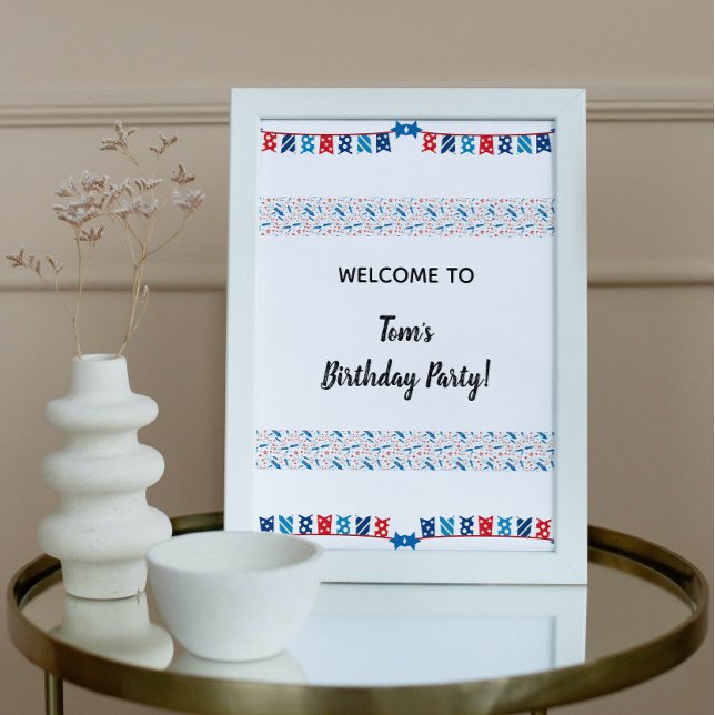 Festive 4th of July Party Welcome Poster (Creator Uploaded)