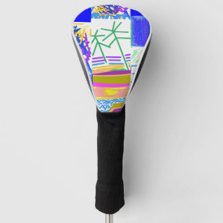 Festive Abstract Golf Head Cover