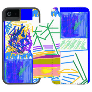 Festive Abstract Incipio Watson™ iPhone 5 Wallet Case