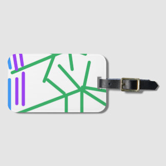 Festive Abstract  Luggage Tag