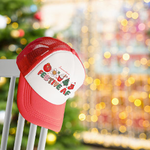 Festive AF   Funny Christmas Hat