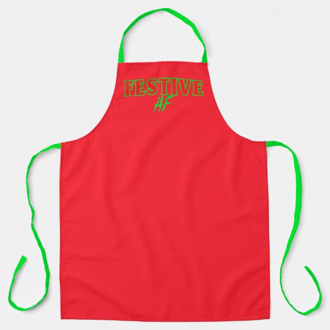 Festive AF Holiday Apron (Front)