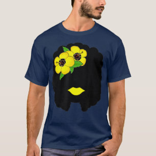Festive Afro Cinco de Mayo Black Spanish Mexican T-Shirt