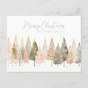 Festive and elegant Christmas Greeting Card