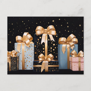 Festive and elegant Christmas Greeting Card