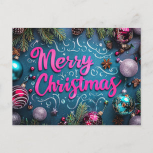 Festive and elegant Christmas Greeting Card