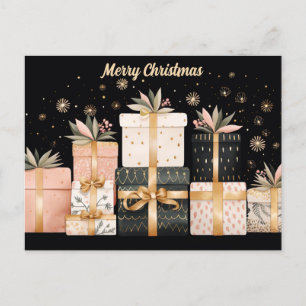 Festive and elegant Christmas Greeting Card