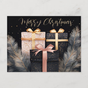 Festive and elegant Christmas Greeting Card